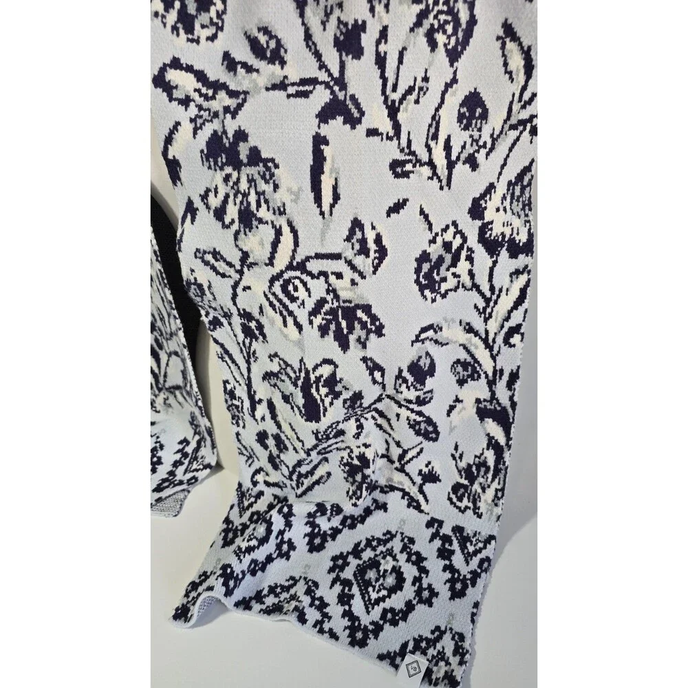 Vera Bradley Knit Scarf -  Light Blue Perennials Misty Surf 72